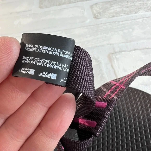 Chaco Sandals Women 9 Z/1 Classic Hiking Strappy Comfort Flat Brown Pink Outdoor - Picture 12 of 12